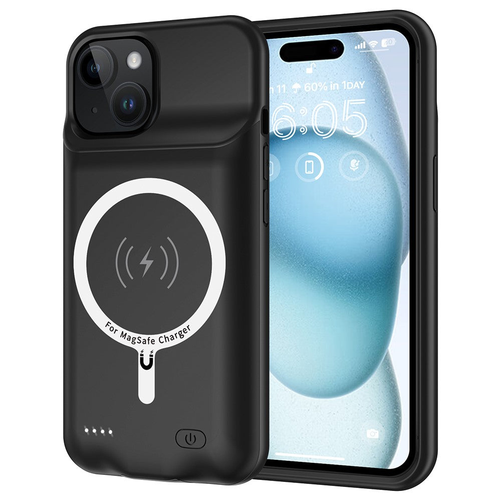 Akku Hülle/Case mit Ladefunktion für iPhone 17, 17 Pro, 17 Pro Max, 17e, Air, 16, 16 Plus, 16 Pro, 16 Pro Max, 16e, 15, 15 Plus, 15 Pro, 15 Pro Max, 14, 14 Plus, 14 Pro, 14 Pro Max, 13, 13 Pro, 13 Pro Max, 13 Mini, 12, 12 Pro, 12 Pro Max, 12 Mini, SE, 11