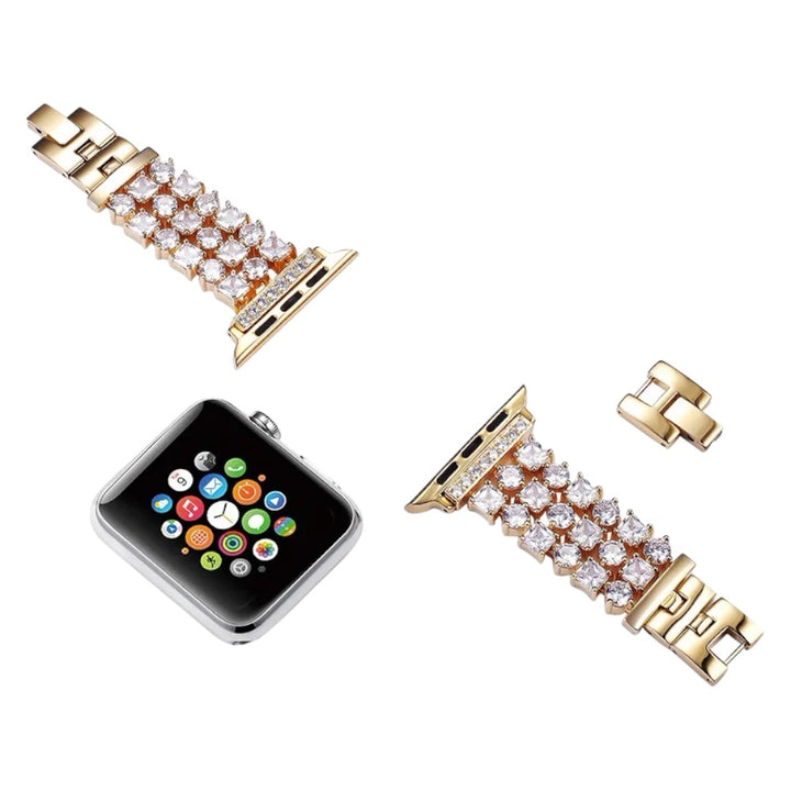 Diamant/Edelstahl Armband für Apple Watch Series 10, 9, 8, 7, 6, 5, 4, 3, 2, 1, SE, Ultra | ZITOCASES®