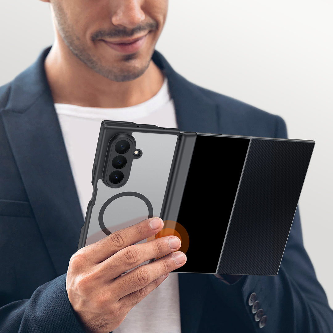 Matte Transparente MagSafe/Magnet Hülle/Case für Samsung Galaxy Z TriFold | ZITOCASES®
