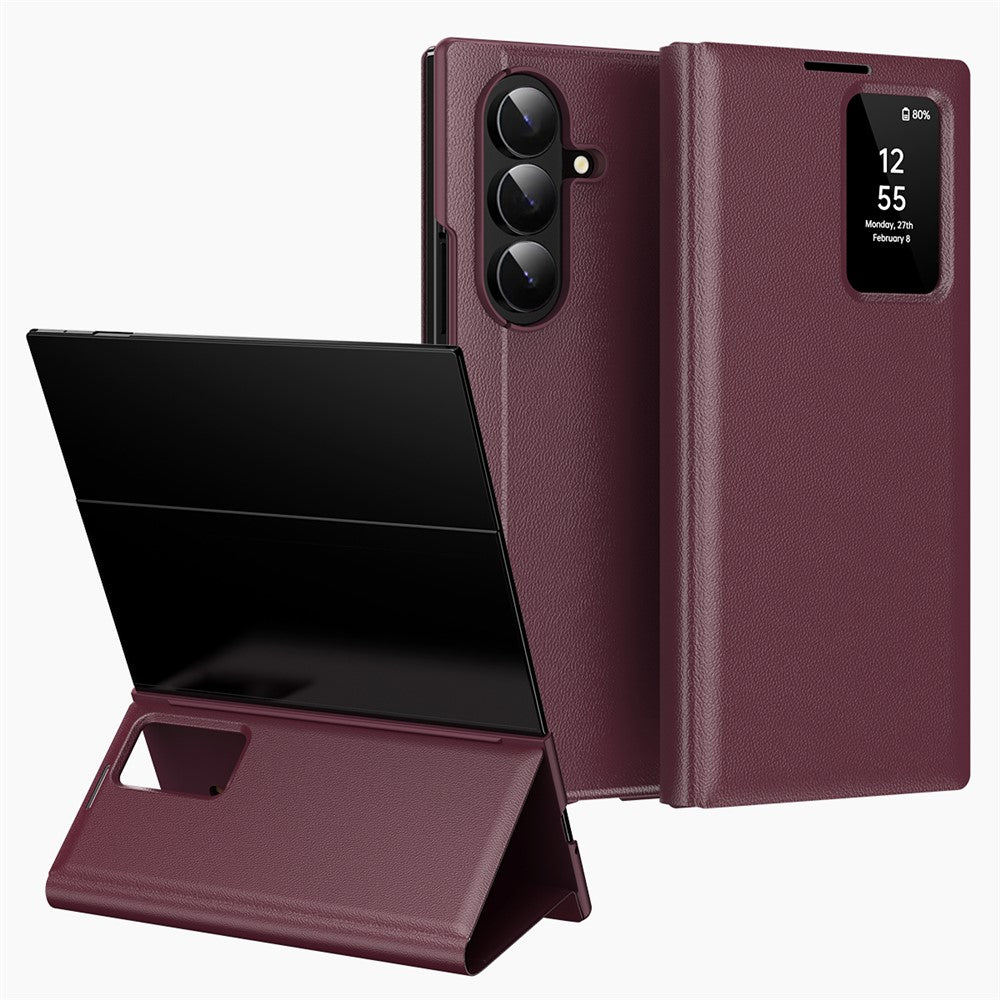 Kunstleder Klapp Hülle/Flip Case mit Sichtfenster für Samsung Galaxy Z TriFold | ZITOCASES®