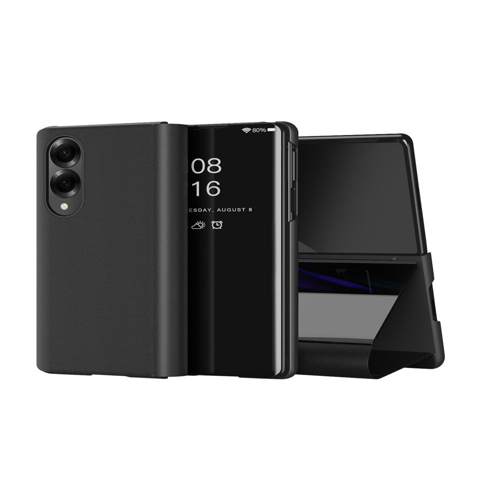 Transparente/Spiegel Kunstleder Klapphülle/Flipcase für Samsung Galaxy Z Fold 8 | ZITOCASES®