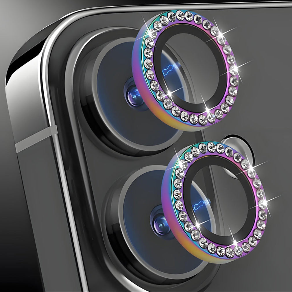 Aluminium iPhone Diamant Kamera Schutzringe/Abdeckungen (Set) (iPhone 17 Modelle) | ZITOCASES®