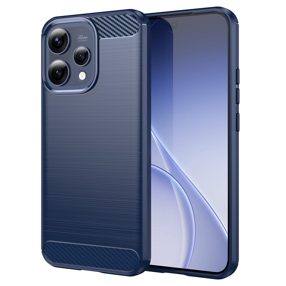 Metallstruktur/Carbon Optik Silikon Hülle/Case für Oppo Reno 15, 15 Pro, 15 FS, 15 F | ZITOCASES®