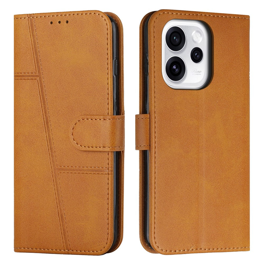Mehrteilige/Design-Naht Kunstleder Klapp Hülle/Flip Case für Oppo Reno 15, 15 Pro, 15 FS, 15 F | ZITOCASES®
