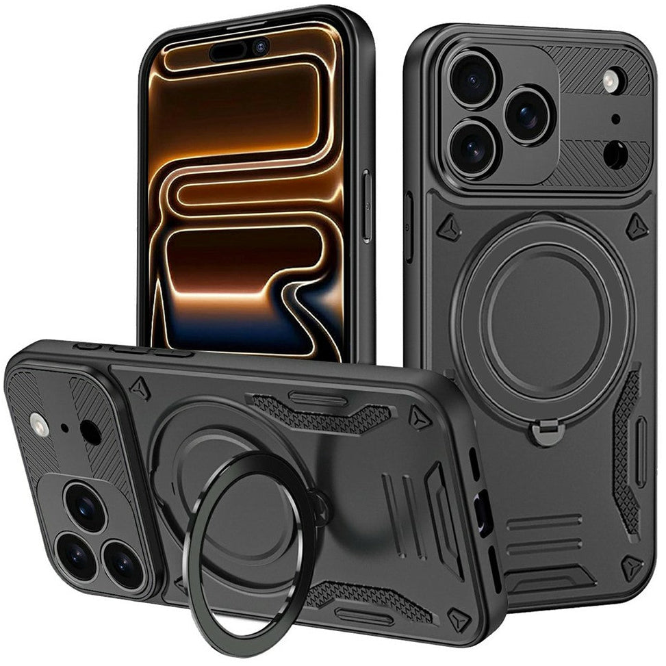 Robuste Outdoor MagSafe/Magnet Hülle/Case mit integriertem Ständer für iPhone 18 Pro, 18 Pro Max | ZITOCASES®