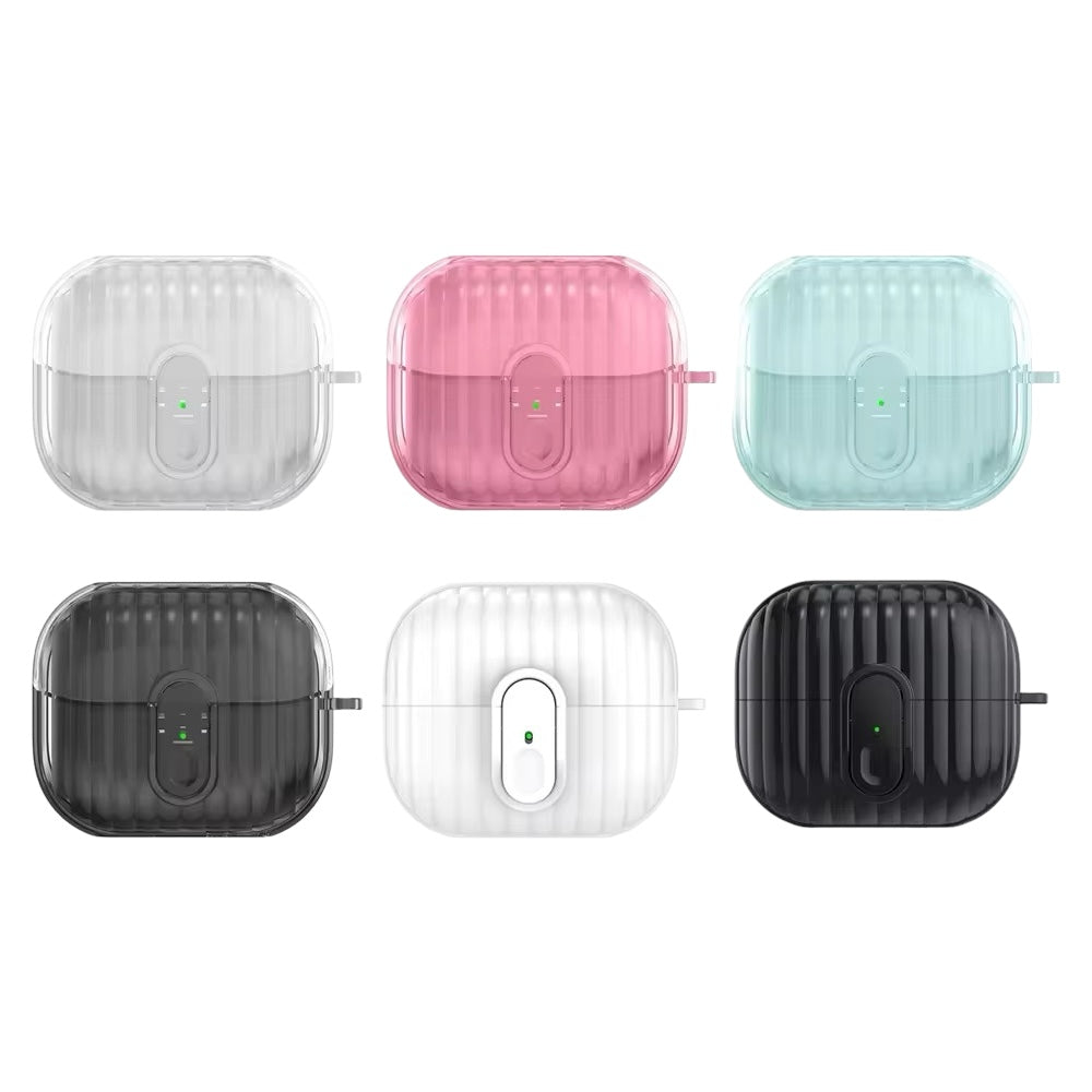 Gestreifte/Transparente Silikon Hülle/Case für Samsung Galaxy Buds 3, 3 Pro | ZITOCASES®