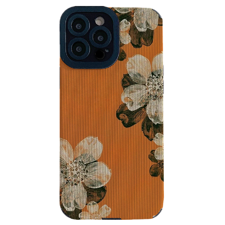 Gestreifte Blumen/Retro Silikon Hülle/Case für iPhone 16, 16 Plus, 16 Pro, 16 Pro Max, 16e, 15, 15 Plus, 15 Pro, 15 Pro Max, 14, 14 Plus, 14 Pro, 14 Pro Max, 13, 13 Pro, 13 Pro Max, 13 Mini, 12, 12 Pro, 12 Pro Max, 12 Mini, SE, 11, 11 Pro, 11 Pro Max | ZITOCASES®