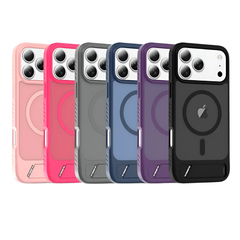 Matte MagSafe/Magnet Hülle/Case mit integriertem Ständer für iPhone 17 Pro, 17 Pro Max | ZITOCASES®