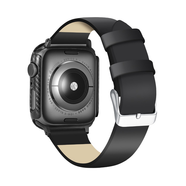 Carbon Optik Plastik Hülle/Case für Apple Watch Series 10, 9, 8, 7, 6, 5, 4, 3, 2 ,1, SE, Ultra | ZITOCASES®