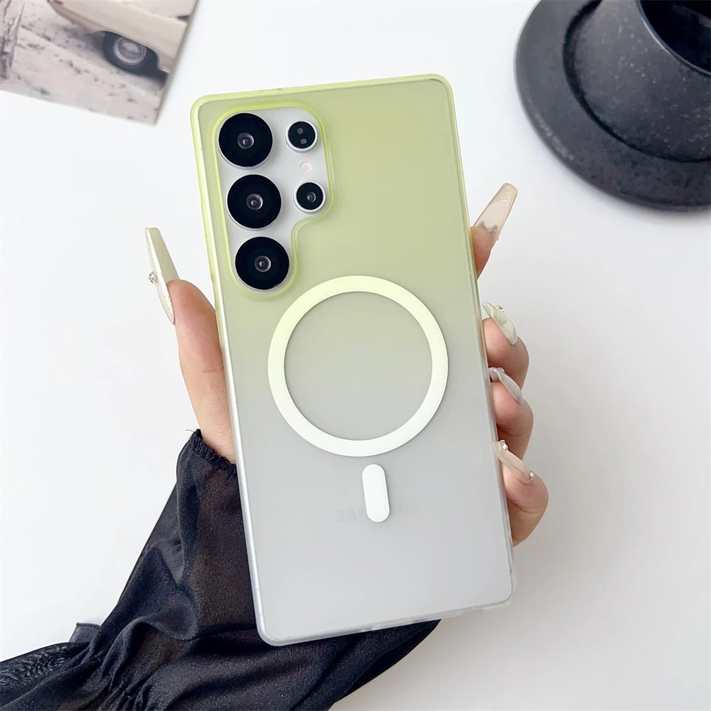 Ultra dünne 0,3mm Matte MagSafe/Magnet Farbverlauf Hülle/Case für Samsung Galaxy S26, S26 Plus, S26 Ultra | ZITOCASES®