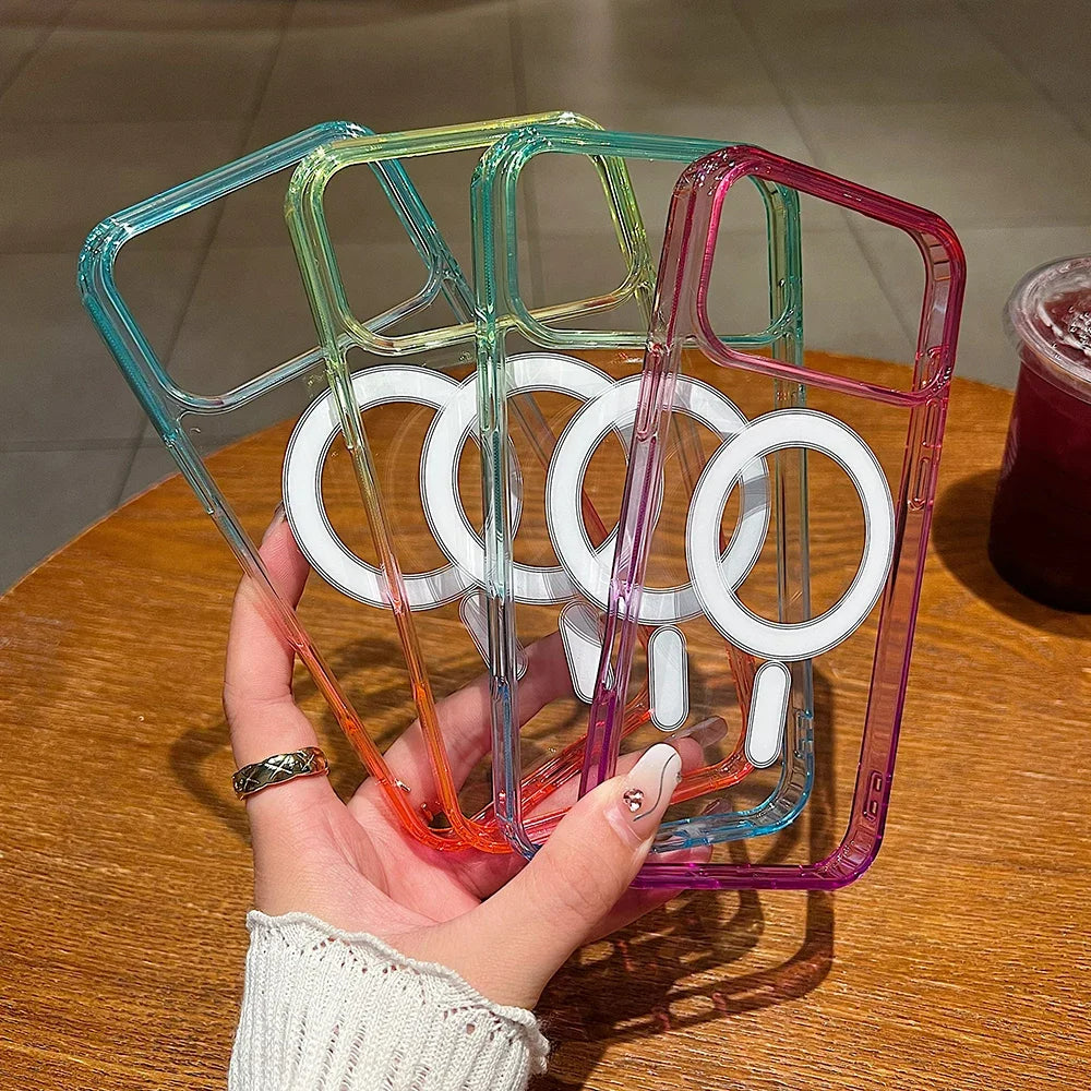 Bunte/Transparente MagSafe/Magnet Hülle/Case für iPhone 17 Pro, 17 Pro Max | ZITOCASES®