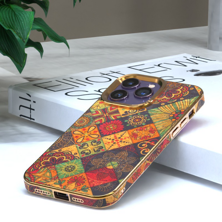 Orientalische/Retro Vintage Soft Hülle/Case für iPhone 16, 15, 14, 13-Serie | ZITOCASES®