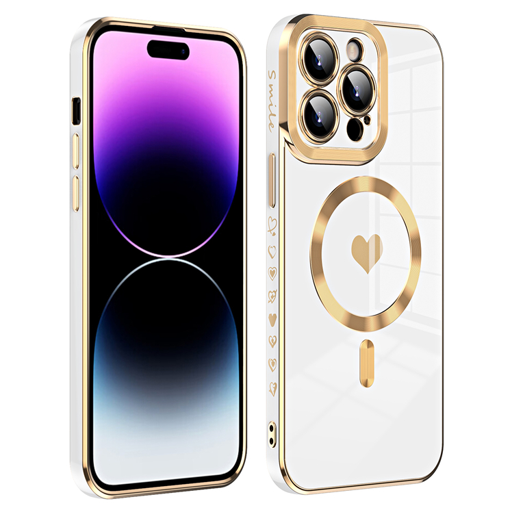 SALE | iPhone 11 Pro | Hochglanz/Gold MagSafe/Magnet Herz Hülle/Case | ZITOCASES®