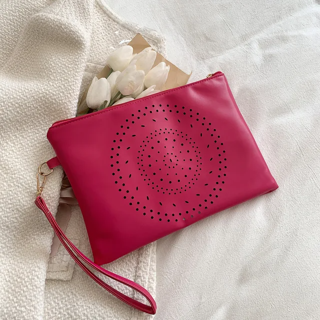 Mandala-Blumen Design Kunstleder Clutch/Tasche | ZITOCASES®