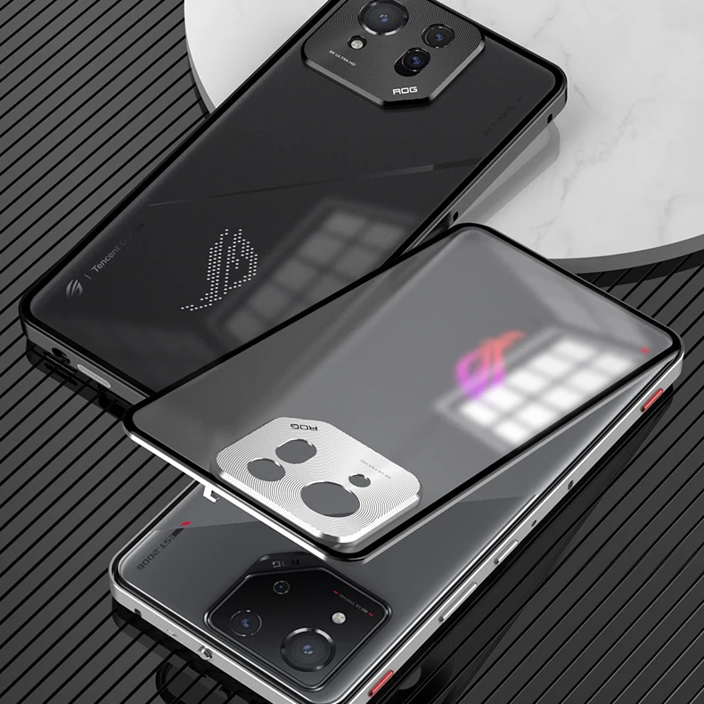 Edelstahl/Panzerglas Hülle/Case für Asus ROG Phone 9, 9 Pro, 8, 8 Pro, 7 Ultimate, 7, 6D, 6D Ultimate, 6, 6 Pro, 5s, 5s Pro, 5, 5 Ultimate, 3, 2 | ZITOCASES®