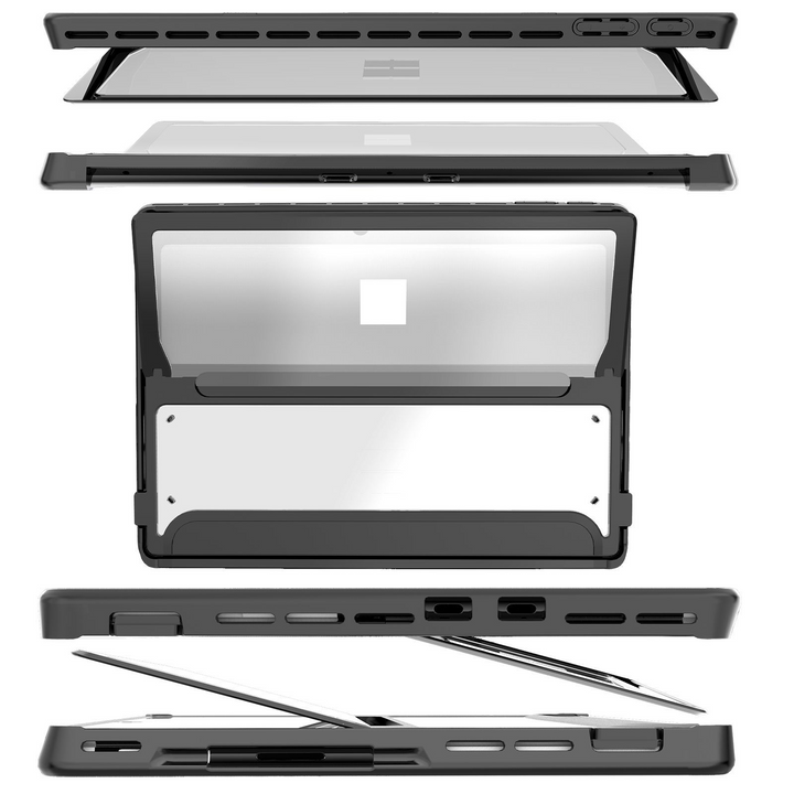 Kratzfeste Transparente Hülle/Case für Microsoft Surface Pro 9, 8, 7, 7 Plus, 6, 5, 4, 3, Go 3 | ZITOCASES®