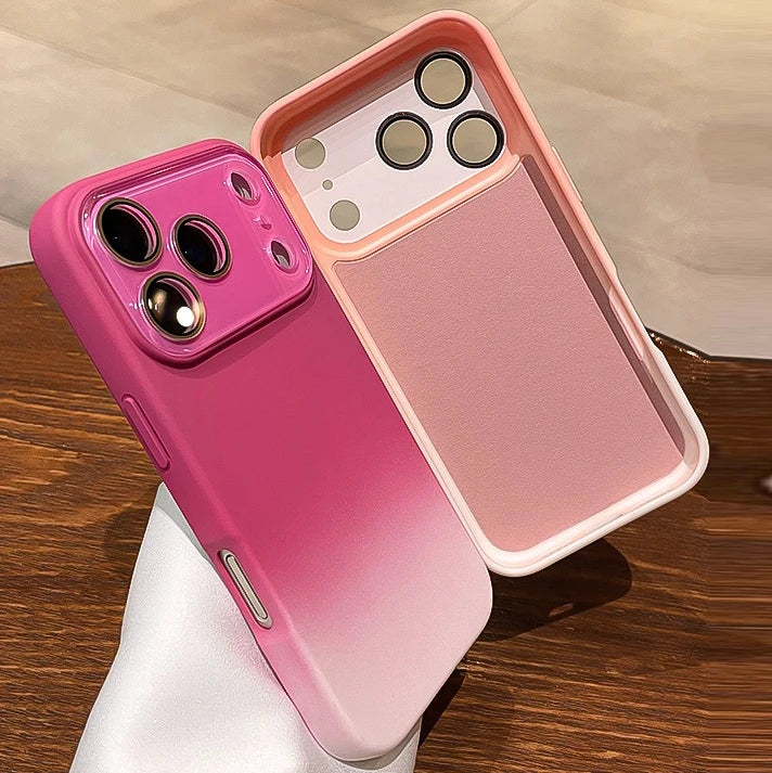 Matte/Farbverlauf Silikon Hülle/Case mit Kameraabdeckung für iPhone 17 Pro, 17 Pro Max | ZITOCASES®