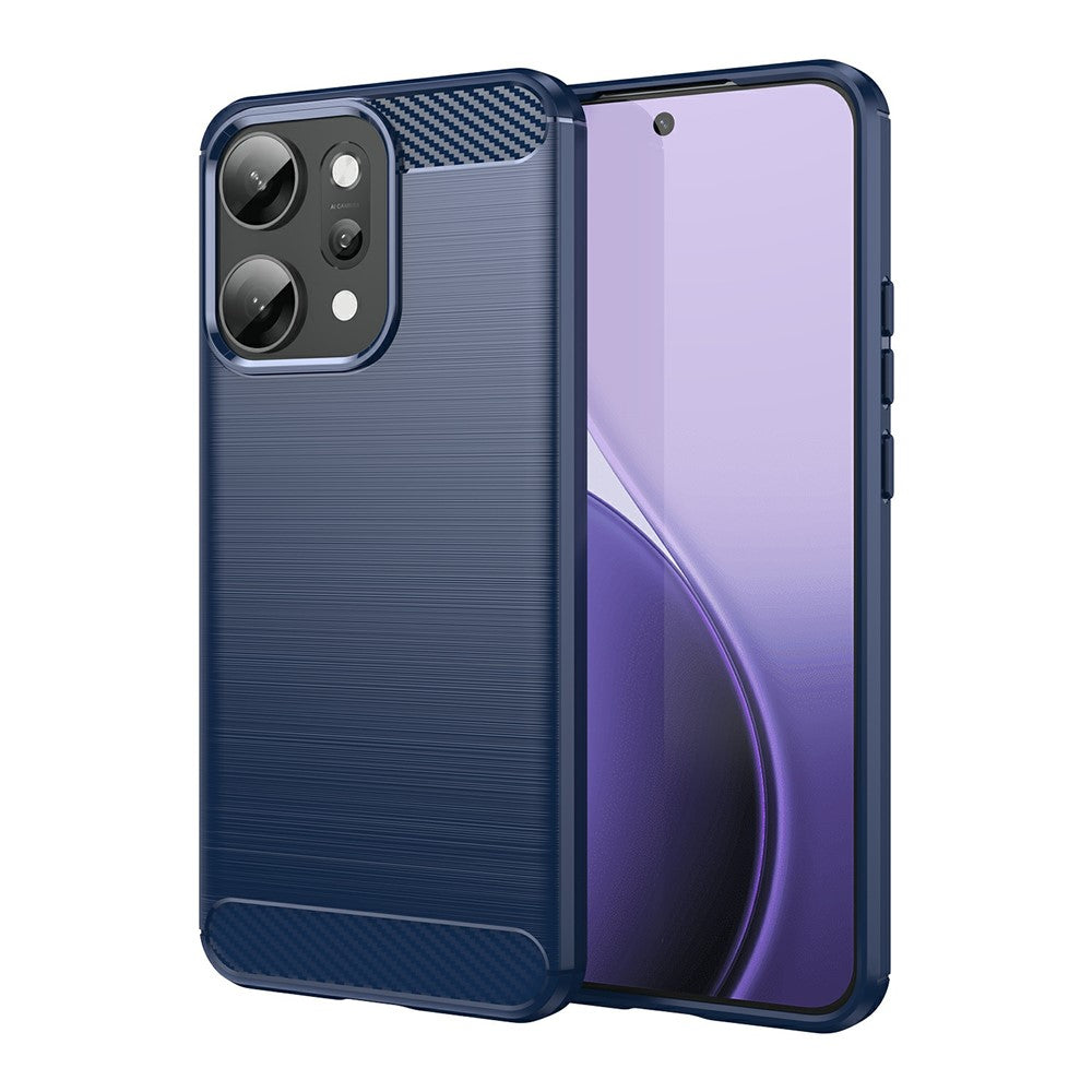 Metallstruktur/Carbon Optik Silikon Hülle/Case für Oppo Reno 14, 14 F, 14 Pro | ZITOCASES®