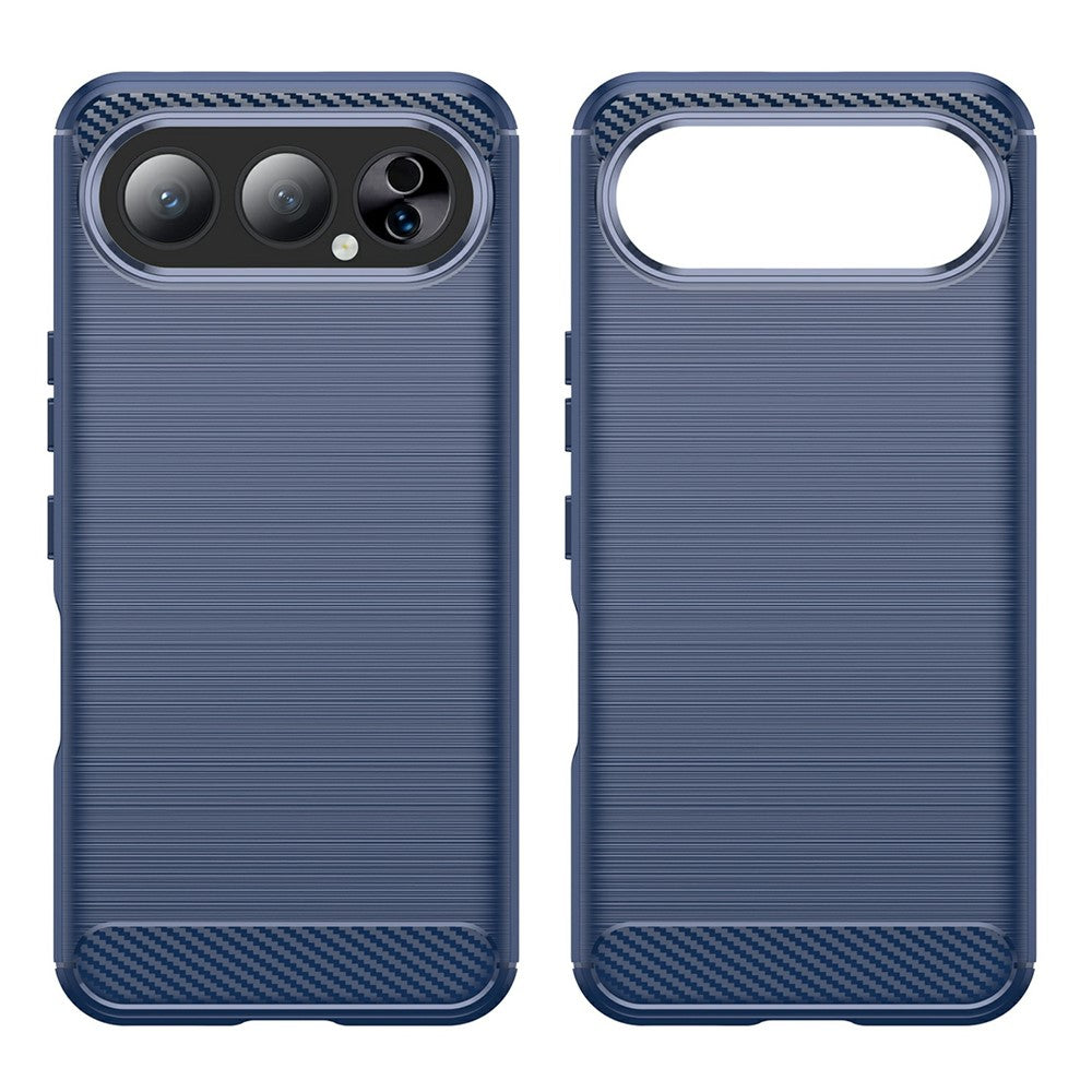 Metallstruktur/Carbon Optik Silikon Hülle/Case für Honor 500, 500 Pro | ZITOCASES®