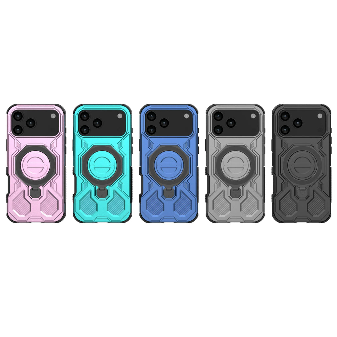 Stoßabsorbierende Outdoor MagSafe/Magnet Hülle/Case mit integriertem Ständer für iPhone 17 Pro, 17 Pro Max | ZITOCASES®