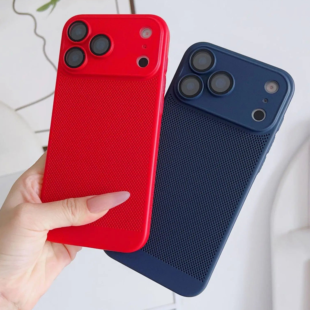 Matte Gelochte/Wärmeableitende Plastik Hülle/Case für iPhone 17 Pro, 17 Pro Max | ZITOCASES®