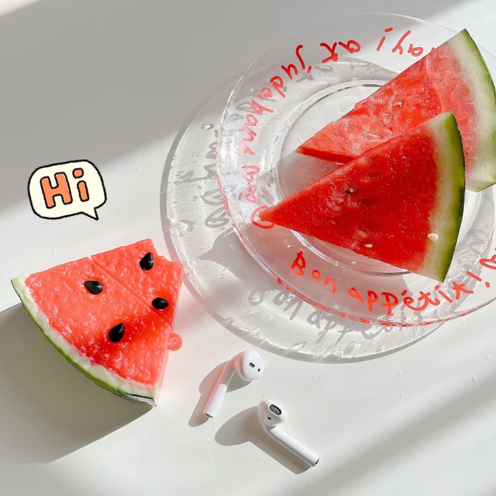 3D Wassermelone Silikon Hülle/Case für AirPods 1, 2, 3, 4 | ZITOCASES®