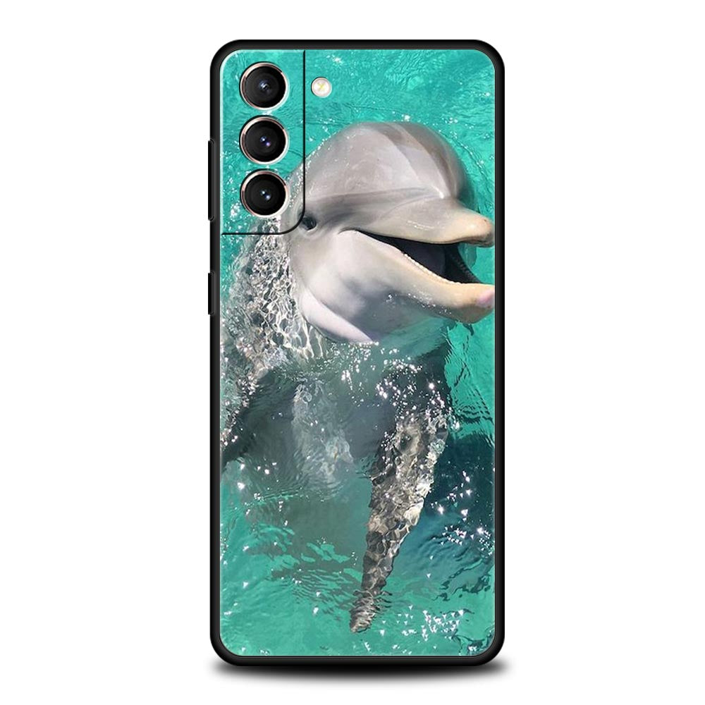 Delfin Motive Soft Hülle/Case für Samsung Galaxy S25, Note-Serie | ZITOCASES®