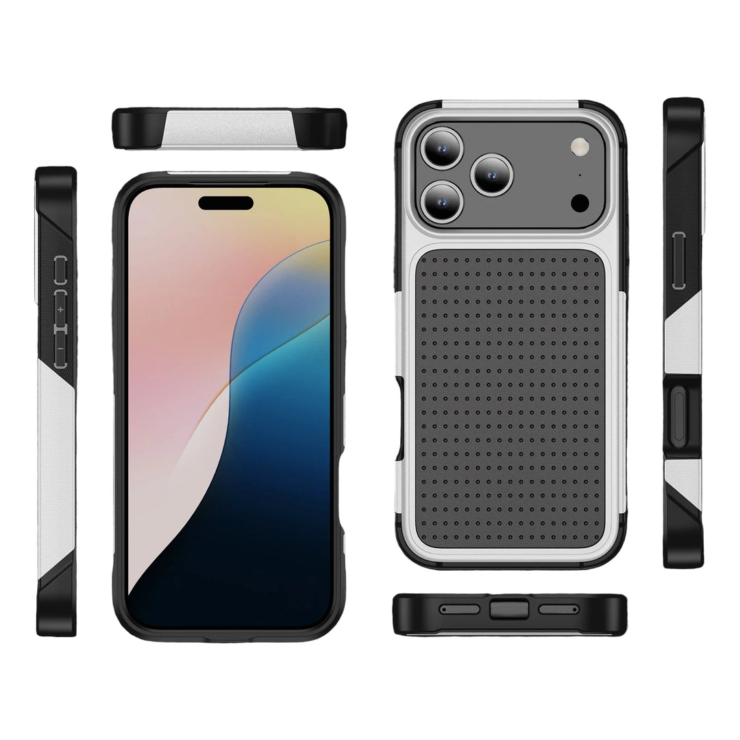 Zweifarbige Stoßfeste Silikon Hülle/Case für iPhone 17 Pro, 17 Pro Max | ZITOCASES®