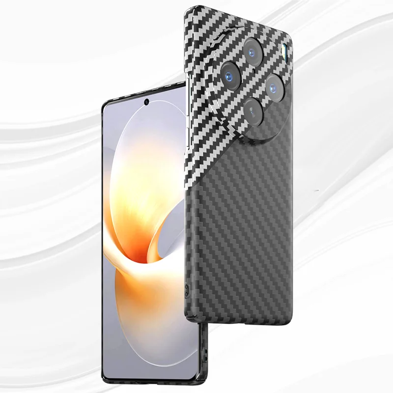 Ultra dünne 0,3mm Carbon Hülle/Case für Vivo X100, X100 Pro, X100 Ultra, X90, X90 Pro, X90 Pro Plus, X60, V40, V40 Lite, V40 Pro, V40 SE, V20SE, V21, Y70, Y72 | ZITOCASES®