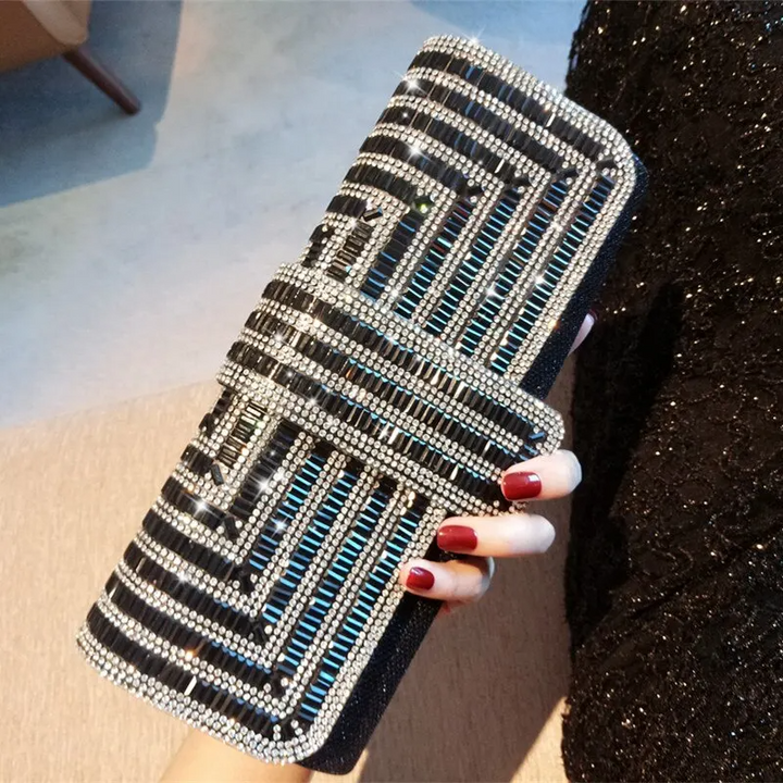 Glitzer/Diamant Kunstleder Clutch/Tasche | ZITOCASES®