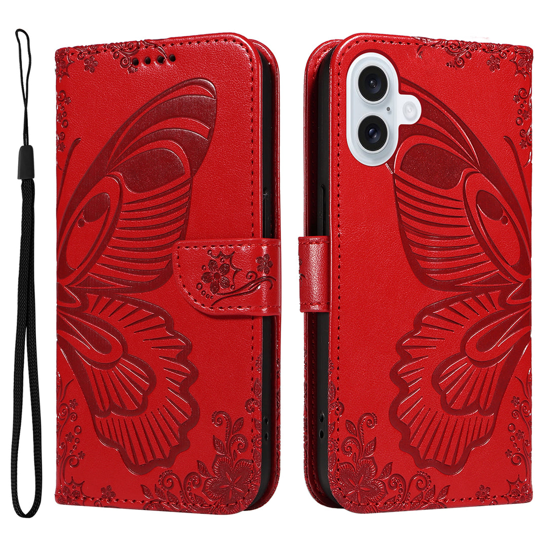 Schmetterling Motiv Kunstleder Klapp Hülle/Flip Case für iPhone 17 | ZITOCASES®