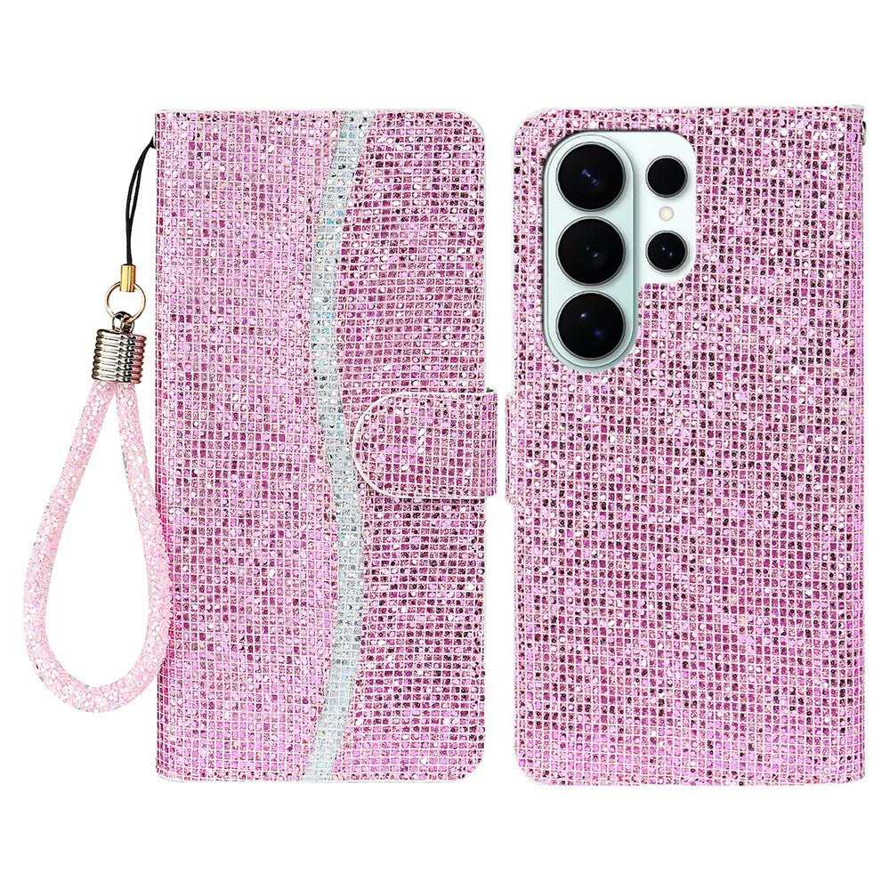 ICED OUT Diamant Glitzer Klapp Hülle/Flip Case für Samsung Galaxy S26, S26 Plus, S26 Ultra