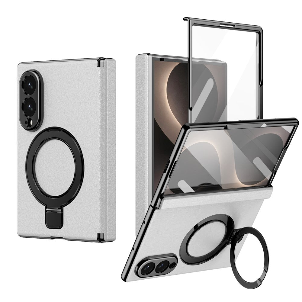 Kunstleder Vollschutz MagSafe/Magnet Hülle/Case mit integriertem Ständer für Samsung Galaxy Z Fold 8 | ZITOCASES®