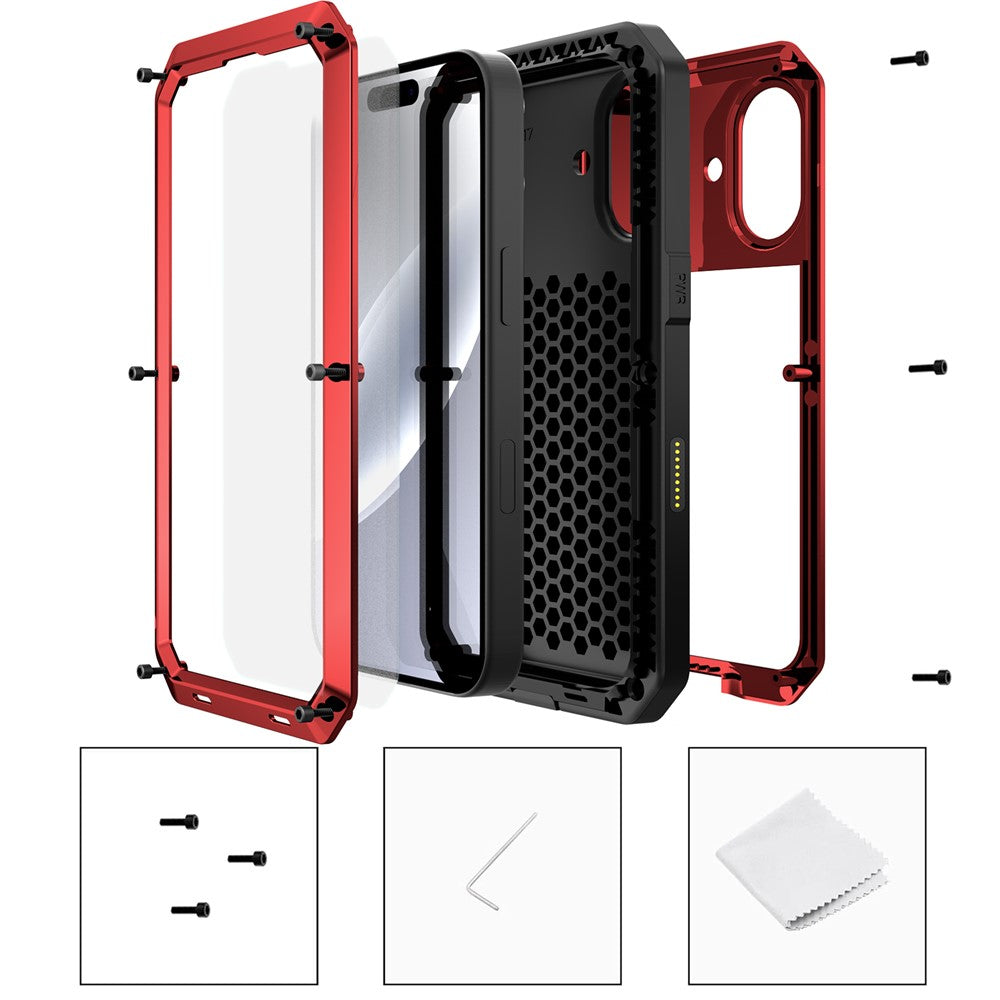 Verschraubbare 360° Aluminium Outdoor Vollschutz Hülle/Case für iPhone 17 | ZITOCASES®