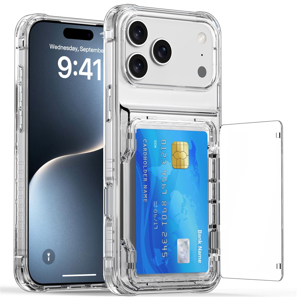 Transparente/Airbag Kartenfach Silikon Hülle/Case für iPhone 18 Pro, 18 Pro Max | ZITOCASES®
