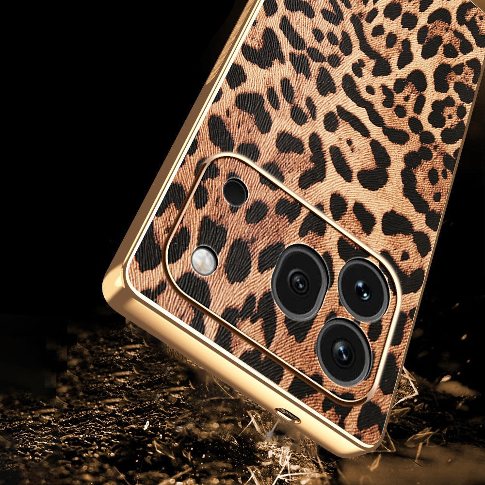 Kunstleder/Leopard Silikon Hülle/Case für Honor 600, 600 Pro | ZITOCASES®