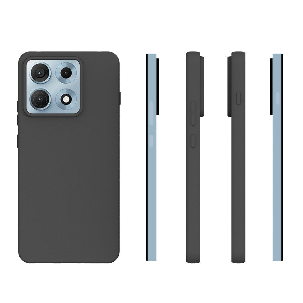 Dünne/Schwarze Silikon Hülle/Case für Motorola Edge 70 Max