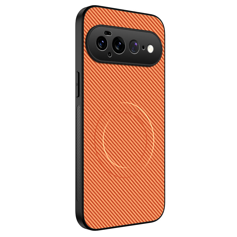 Carbon Optik Silikon MagSafe/Magnet Hülle/Case für Google Pixel 11, 11 Pro, 11 Pro XL | ZITOCASES®