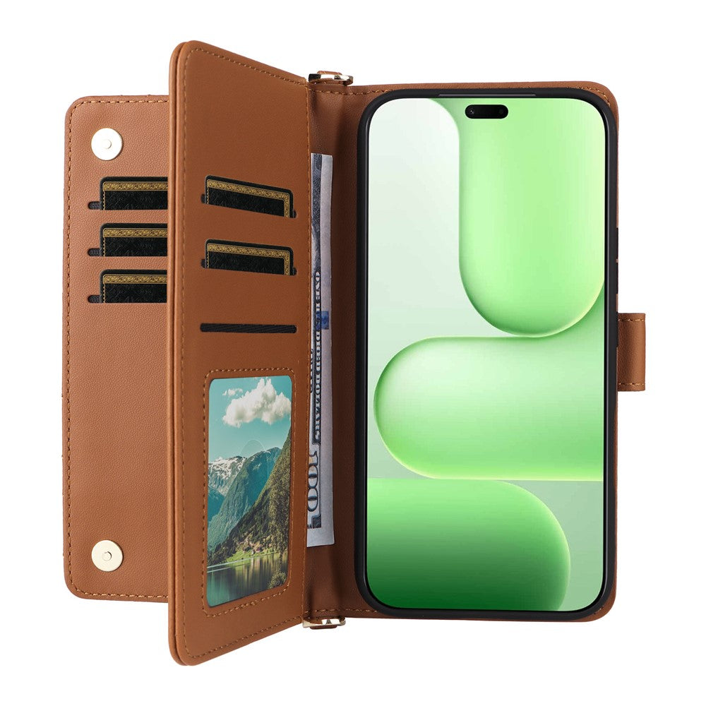 Karierte Kunstleder Brieftaschen Hülle/Case für Honor 600 Lite | ZITOCASES®