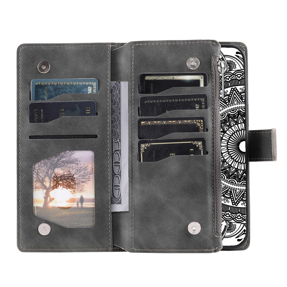 Mandala-Blumen Kunstleder Brieftaschen Hülle/Case für Nothing Phone (4a) Pro | ZITOCASES®
