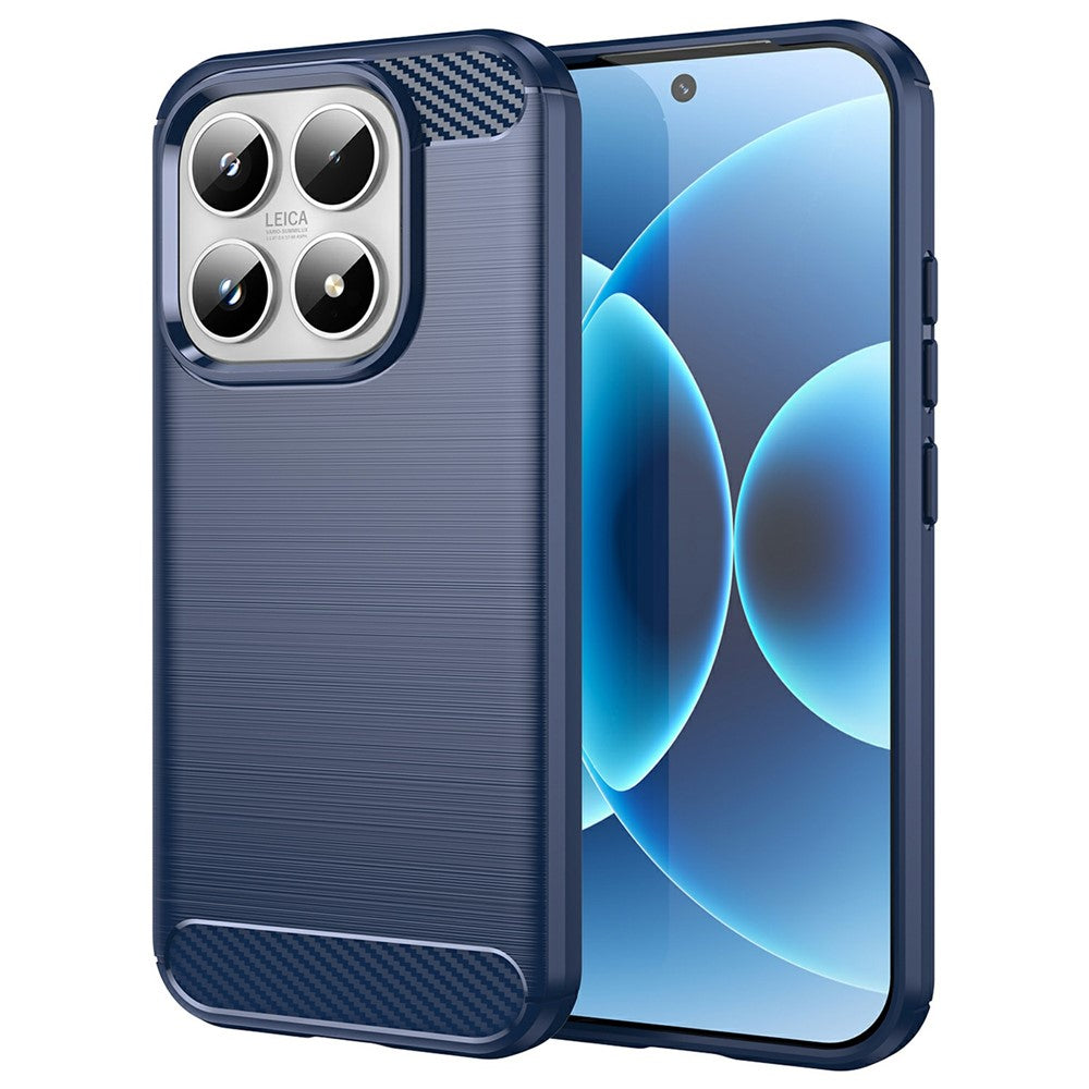 Metallstruktur/Carbon Optik Silikon Hülle/Case für Xiaomi 17 | ZITOCASES®