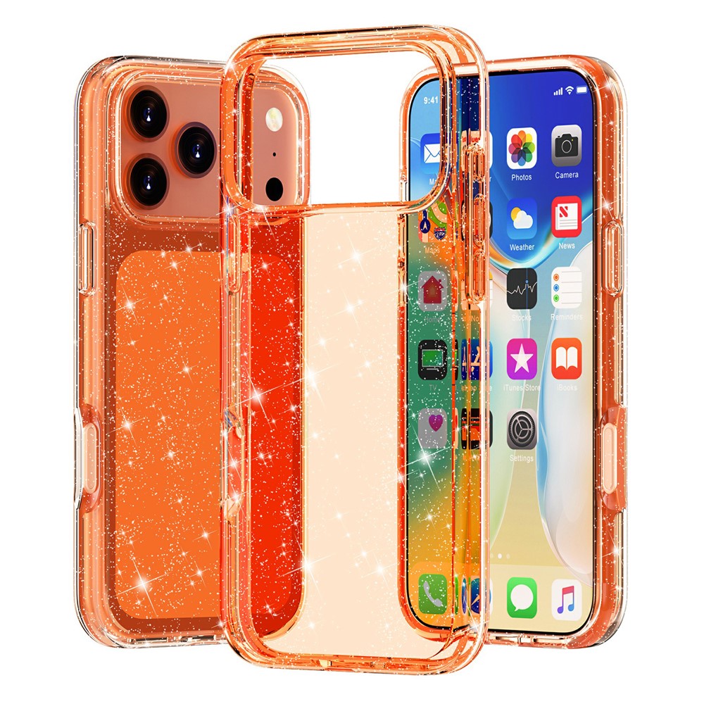 Bunte/Transparente Glitzer Silikon Hülle/Case für iPhone 18 Pro, 18 Pro Max | ZITOCASES®