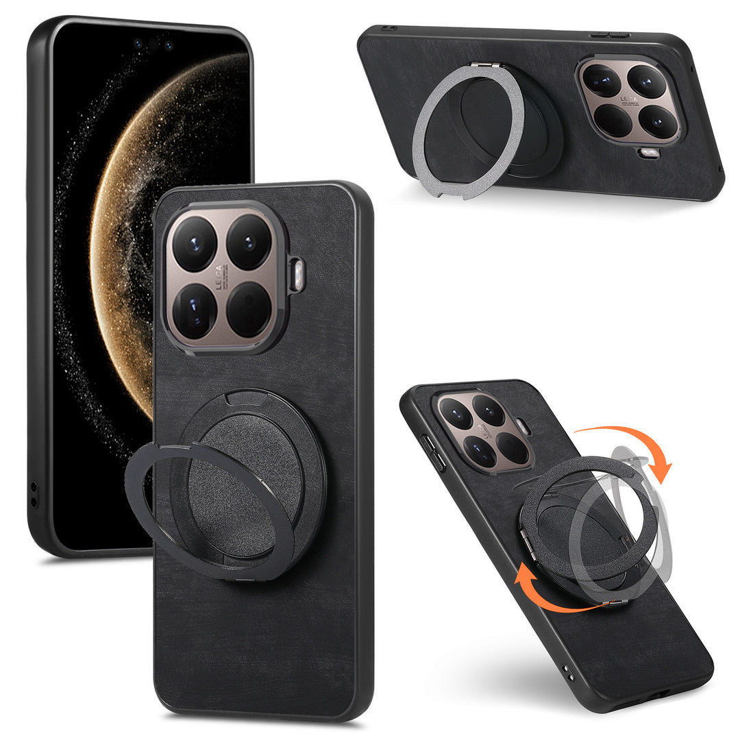 Wildleder Optik MagSafe/Magnet Hülle/Case mit integriertem Ständer für Xiaomi 17T, 17T Pro