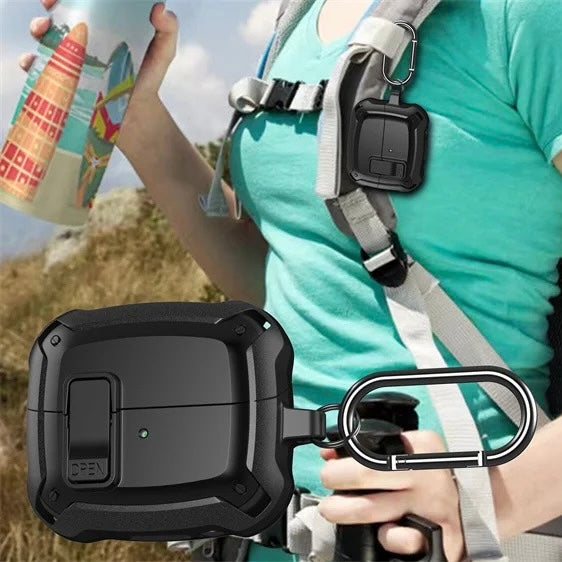 Robuste Outdoor Hülle/Case inkl. Sicherheitsverschluss für Samsung Galaxy Buds 3, 3 Pro | ZITOCASES®