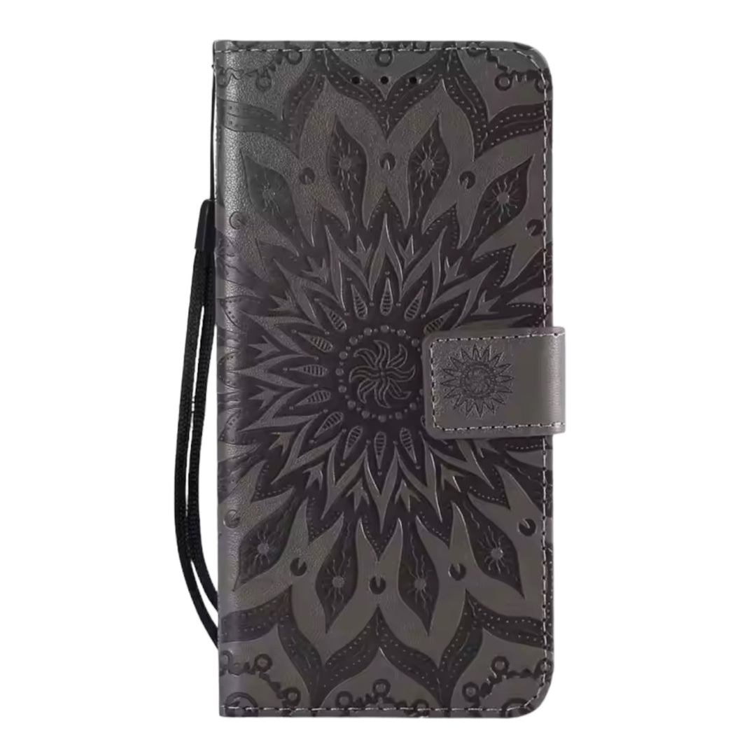 Mandala-Blumen Kunstleder Klapp Hülle/Flip Case für Honor Magic 6, 5, 4-Serie | ZITOCASES®