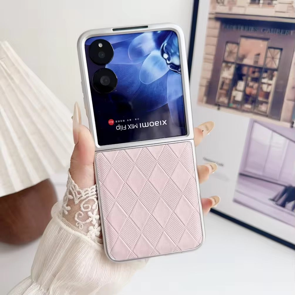 Karierte Kunstleder Hülle/Case für Xiaomi MIX Flip | ZITOCASES®