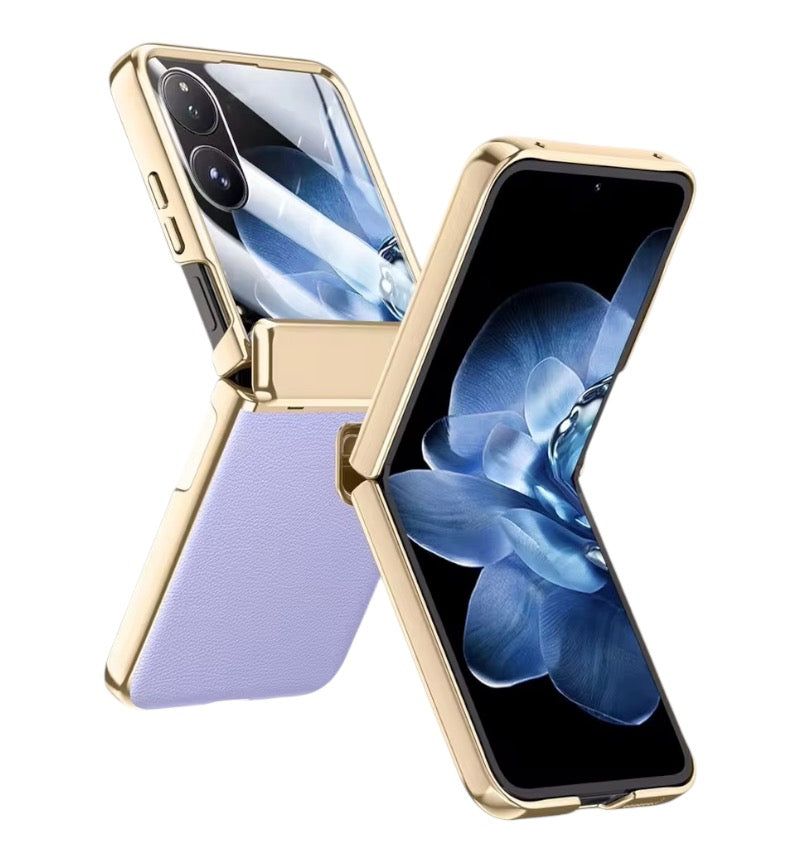 Gold/Panzerglas Kunstleder Hülle/Case für Xiaomi MIX Flip | ZITOCASES®