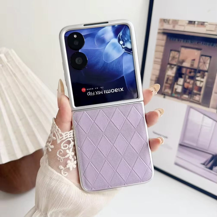 Karierte Kunstleder Hülle/Case für Xiaomi MIX Flip | ZITOCASES®