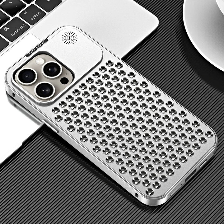 Kühlende/Wärmeableitende Aluminium Kamera Schutz Hülle/Case für iPhone 16, 16 Plus, 16 Pro, 16 Pro Max, 15, 15 Plus, 15 Pro, 15 Pro Max, 14, 14 Plus, 14 Pro, 14 Pro Max, 13, 13 Pro, 13 Pro Max, 13 Mini, 12, 12 Pro, 12 Pro Max, 12 Mini, SE, 11, 11 Pro | ZITOCASES®