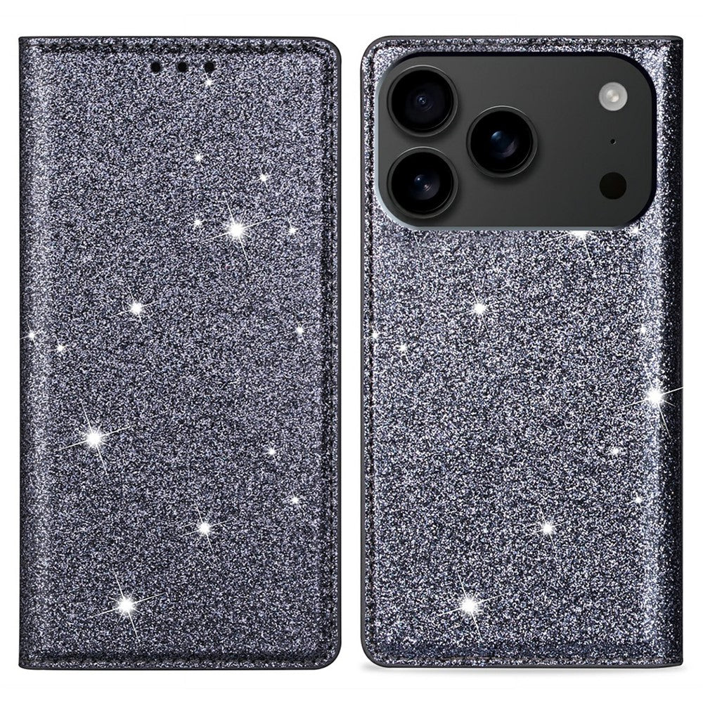 Glitzer Kunstleder Klapp Hülle/Flip Case für iPhone 17 Pro, 17 Pro Max | ZITOCASES®